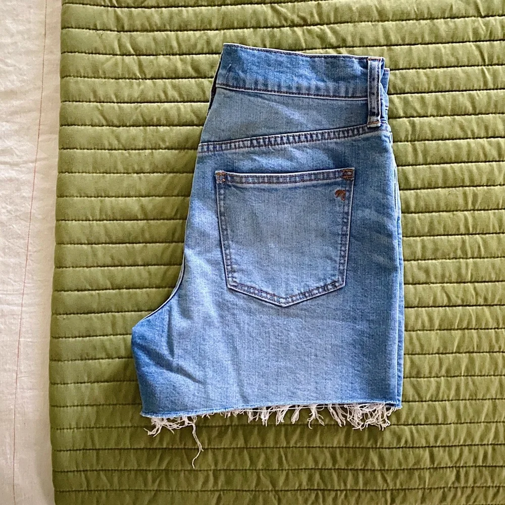 Madewell fringe Button Fly Shorts